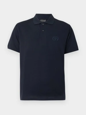 Koszulka polo Emporio Armani granatowy