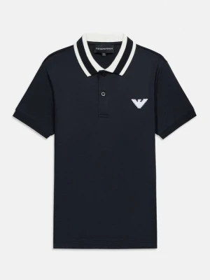 Koszulka polo Emporio Armani granatowy