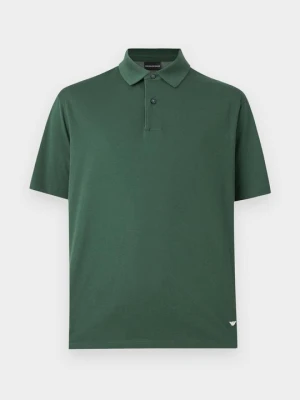 Koszulka polo Emporio Armani jasnozielony