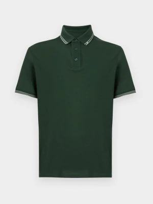 Koszulka polo Emporio Armani jasnozielony