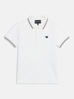 Koszulka polo Emporio Armani mleczny