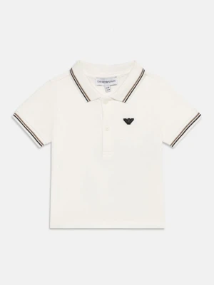Koszulka polo Emporio Armani mleczny