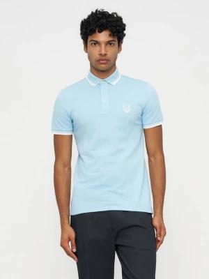 Koszulka polo Emporio Armani niebieski