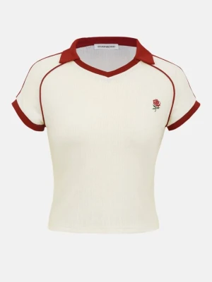 Koszulka polo Even&Odd By Zalando biały