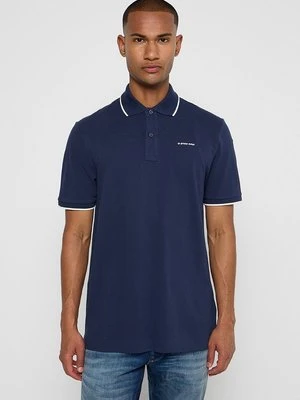 Koszulka polo G-Star niebieski