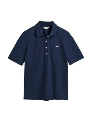 Koszulka polo Gant granatowy