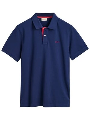 Koszulka polo Gant niebieski