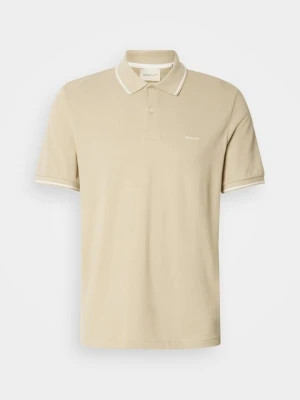 Koszulka polo Gant beżowy