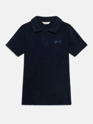 Koszulka polo Gant granatowy