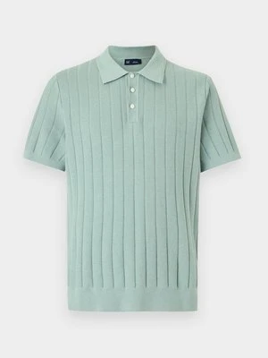 Koszulka polo GAP oliwkowy melanż