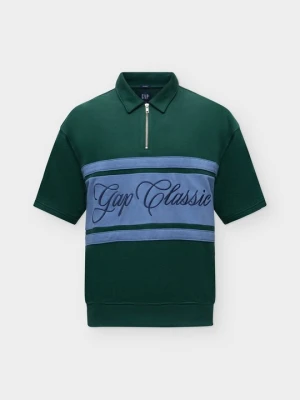 Koszulka polo GAP ciemnozielony