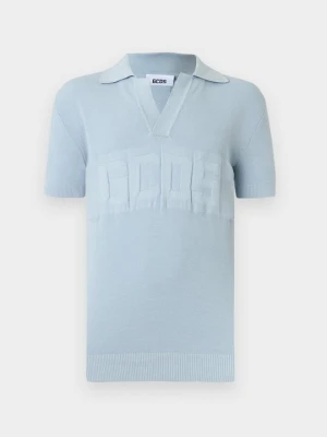 Koszulka polo GCDS jasnoniebieski