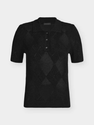Koszulka polo Guess czarny