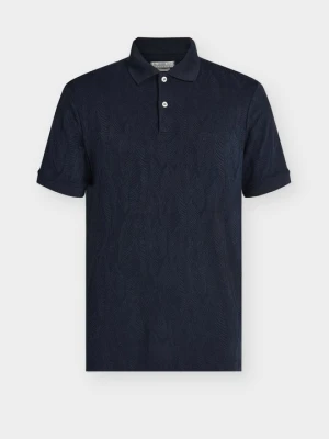 Koszulka polo Guess niebieski