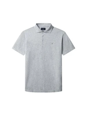 Koszulka polo Hackett London jasnoszary