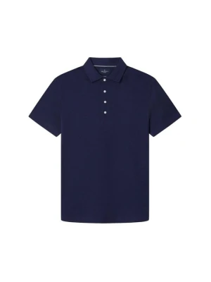 Koszulka polo Hackett London granatowy