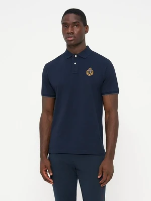 Koszulka polo Hackett London granatowy