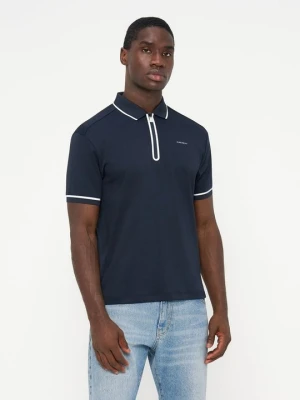 Koszulka polo Hackett London granatowy