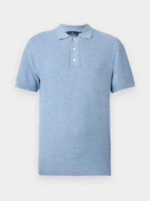 Koszulka polo Hackett London niebieski
