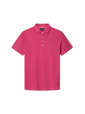 Koszulka polo Hackett London różowy