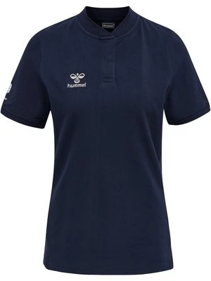 Koszulka polo Hummel niebieski