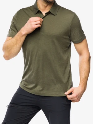 Koszulka polo Icebreaker Merino 150 Tech Lite III SS Polo - loden