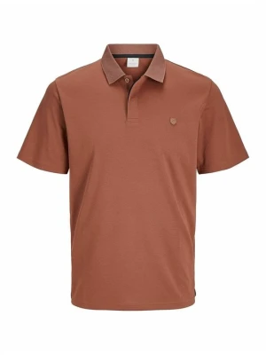 Koszulka polo Jack&Jones ciemnoczerwony