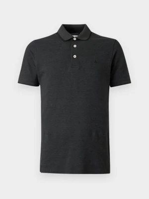 Koszulka polo Jack&Jones ciemnoszary melanż