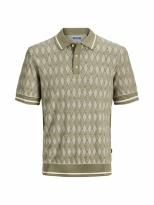 Koszulka polo Jack&Jones ciemnozielony