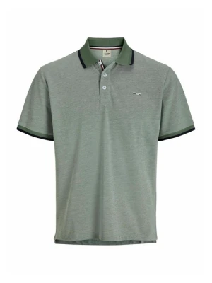 Koszulka polo Jack&Jones ciemnozielony