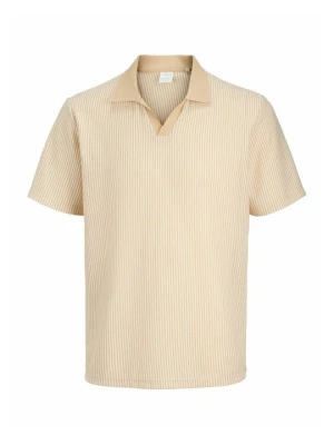 Koszulka polo Jack&Jones jasnobrązowy