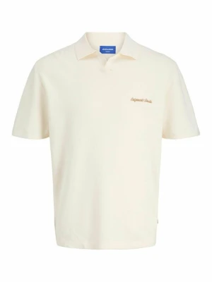 Koszulka polo Jack & Jones Kids beżowy