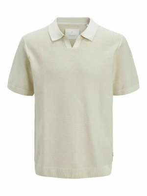 Koszulka polo Jack & Jones Kids mleczny