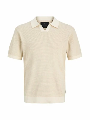 Koszulka polo Jack&Jones mleczny