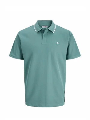 Koszulka polo Jack&Jones niebieski melanż