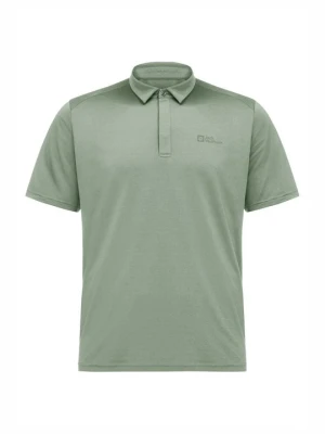 Koszulka polo Jack Wolfskin miętowy