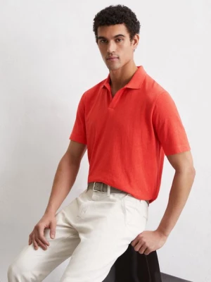 Koszulka polo jersey regular Marc O'Polo oranžová