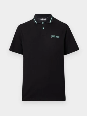 Koszulka polo Just Cavalli czarny