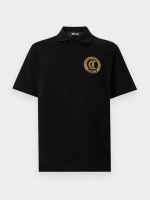Koszulka polo Just Cavalli czarny