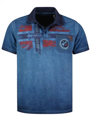 Geographical Norway Koszulka polo "Kamo" w kolorze granatowym rozmiar: S