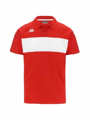 Koszulka polo Kappa czerwony