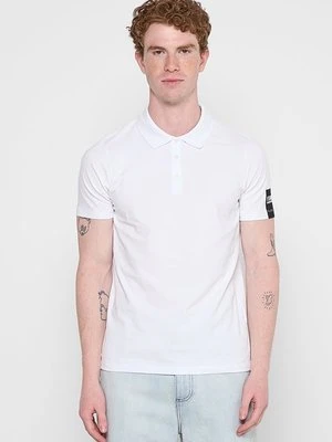 Koszulka polo KARL LAGERFELD biały