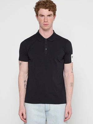 Koszulka polo KARL LAGERFELD granatowy