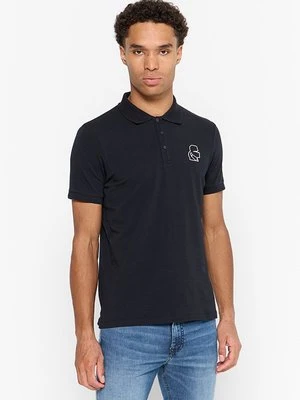Koszulka polo KARL LAGERFELD czarny