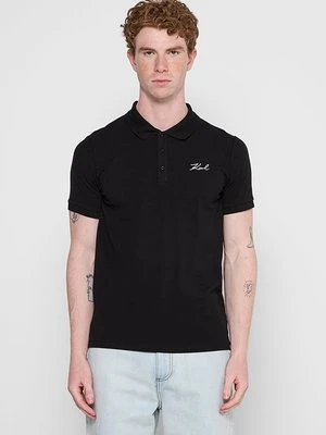Koszulka polo KARL LAGERFELD czarny