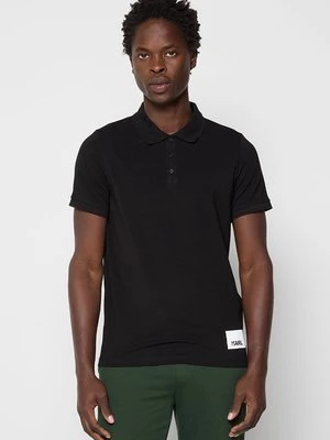 Koszulka polo KARL LAGERFELD czarny