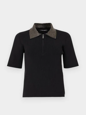 Koszulka polo KARL LAGERFELD czarny