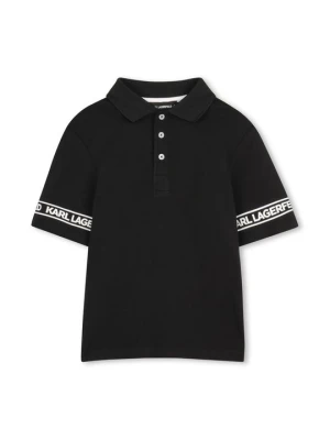 Koszulka polo KARL LAGERFELD czarny
