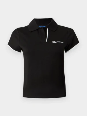 Koszulka polo KARL LAGERFELD czarny