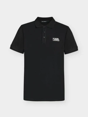 Koszulka polo KARL LAGERFELD czarny